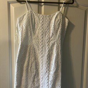 Lilly Pulitzer Mini White Floral Dress